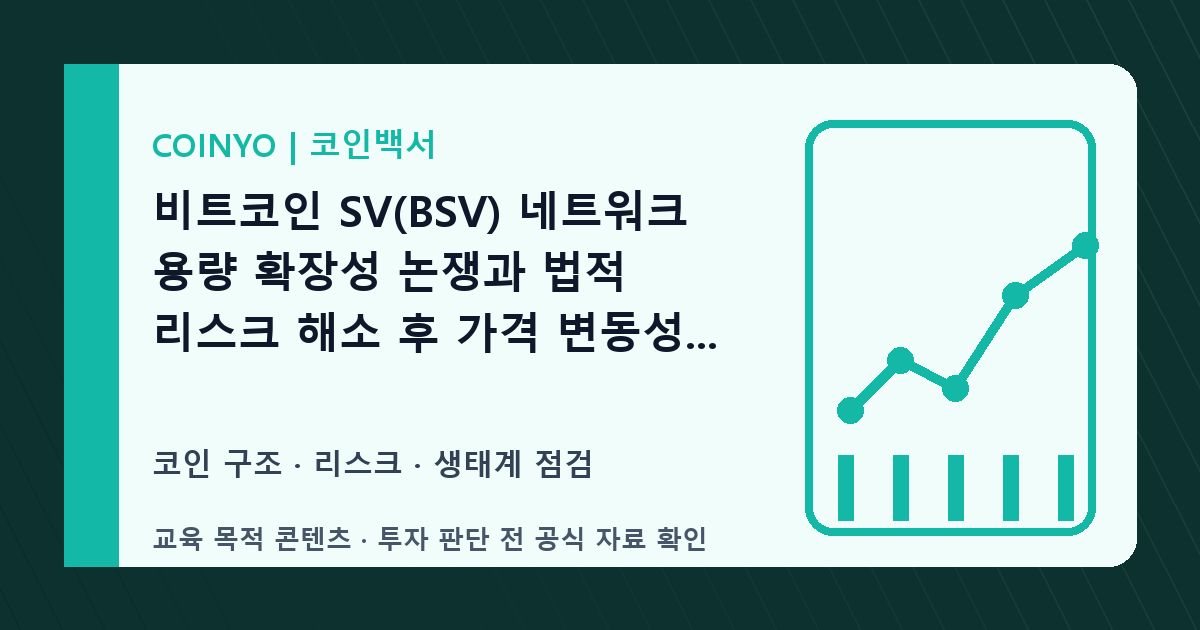 비트코인 위험 신호: svbsv·네트워크 대표 이미지
